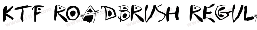 KTF Roadbrush Regula字体转换